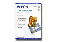 Epson
C13S041340
Paper/A3+50sh Archival Matte