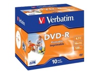 Verbatim
43521
DVD-R/4.7GB 16x AdvAZO JC 10pk print