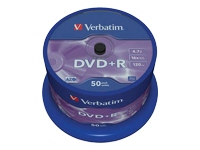 Verbatim
43550
DVD+R/4.7GB 16x ADVANCEDAZO 50Spindle