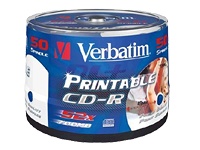 Verbatim
43438
CD-R/700MB 80Min 52x Print Wid 50pk Spin