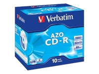 Verbatim
43327
CD-R/700MB 80Min 52x SupAZO JC 10pk