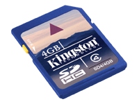 Kingston
SD4/4GB-2P
Secure Digital/4GB SDHC Twin Pack 2pcs