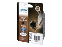 Epson
C13T03214210
T0321 Black Ink cart Twin Pack
