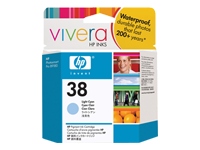 HP
C9418A
HP No 38 Ink Cart/Light Cyan Pig w/viver