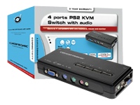 Conceptronic
CKVM4P
KVM 4 PORT PS2