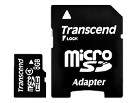 Transcend
TS8GUSDHC4
Memory/8GB micro SDHC4 with adapter
