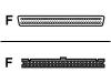 Fujitsu - SCSI internal adapter - HD-50 (F) - HD-68 (F)