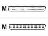HP - SCSI external cable - HD-50 (M) - HD-68 (M) - 2 m