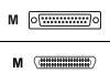 IBM - Printer cable - 36 PIN Centronics (M) - DB-25 (M) - 3 m