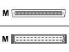 IBM - SCSI internal adapter - HD-68 (F) - 68 PIN VHDCI (M) - grey