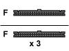Adaptec - SCSI internal cable - 50 PIN IDC (F) - 50 PIN IDC (F) - 1 m