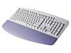 Logitech Deluxe - Keyboard - AT, PS/2 - 104 keys - white - German - retail