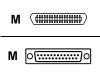 Fujitsu - Parallel cable - DB-25 (M) - 36 PIN Centronics (M)