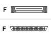 AXIS - SCSI external cable - HD-50 (F) - 50 PIN Mini-Centronics (F)