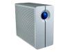 LaCie 2big Network - NAS - 1 TB - HD 500 GB x 2 - RAID 1 - Gigabit Ethernet