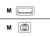 Fujifilm - Serial cable - USB - 4 PIN USB Type A (M) - 4 PIN USB Type B (M) - black