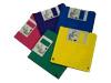 Imation - 10 x Floppy Disk - 1.44 MB - black, blue, yellow, magenta, green - PC - storage media