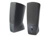 Logitech SoundMan S-4 - PC multimedia speakers - 4 Watt (Total) - black