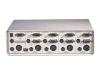 ROLINE Automatic KVM Switch - KVM switch - PS/2 - 4 ports - 1 local user external - stackable