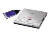 Sony CRX 85A - Disk drive - CD-RW / DVD-ROM combo - 20x8x24x/8x - PC Card - external - silver