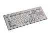 Tipro Industrial K547 - Keyboard - PS/2 - 105 keys - touchpad - warm grey - Belgium