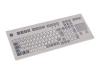 Tipro Industrial K847 - Keyboard - PS/2 - 105 keys - touchpad - beige - French - France - retail