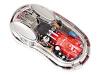 Macally microMOUSE - Mouse - optical - 3 button(s) - wired - USB - transparent - retail