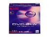 Ricoh - 5 x DVD+RW - 4.7 GB - jewel case - storage media