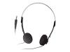 HAMA LIFEsound LS 201 - Headphones ( semi-open ) - black