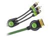Monster Cable GameLink 300 X - Game console link cable - S-Video / audio - Xbox AV connector (M) - 4 PIN DIN, RCA - 3 m