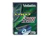 Verbatim - 10 x DVD+RW - 4.7 GB - DVD video box - storage media