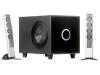 TerraTec SubSession SoundArt 2.1 - PC multimedia speaker system - 50 Watt (Total) - black, silver