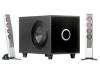 TerraTec SubSession SoundArt 2.1 - PC multimedia speaker system - 50 Watt (Total) - black, silver