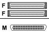 Compaq - SCSI external cable - HD-68 (F) - 50 PIN Centronics (M) - 2 m