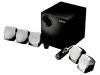 Philips A 5.100 - PC multimedia home theatre speaker system - 80 Watt (Total) - black
