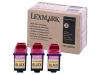Lexmark - Print cartridge - 3 x black - 1100 pages