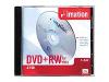 Imation - DVD+RW - 4.7 GB - DVD video box - storage media