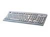 Labtec - Keyboard - PS/2 - 107 keys - white - Belgium