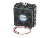 StarTech.com 65x60x45mm Socket 7/370 CPU Cooler Fan w/ Heatsink & TX3 connector - Processor cooler - ( Socket 370, Socket 7 )