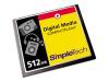 SimpleTech - Flash memory card - 512 MB - CompactFlash Card