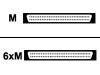 StarTech.com - SCSI internal cable - Ultra160 - HD-68 (M) - HD-68 (M) - 1.3 m