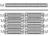Cisco - Serial cable - DB-25 (M) - 200 PIN Molex LFH (M) - 1.8 m - shielded