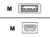 Sitecom - USB cable - 4 PIN USB Type A (M) - 5 pin mini-USB Type B (F) - 1.8 m ( USB / Hi-Speed USB )