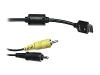 Canon AVC DC200 - Video / audio cable - composite video / audio - digital camera connector (M) - RCA (M) - 1.5 m - shielded - black