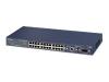 NETGEAR FS726AT Modular Fast Ethernet Switch - Switch - 24 ports - EN, Fast EN - 10Base-T, 100Base-TX + 1x1000Base-T(uplink)