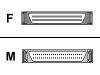Adaptec - SCSI external adapter - SE - HD-68 (M) - HD-50 (F)