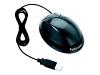 Fellowes Ergo Tech Mouse - Mouse - 3 button(s) - wired - PS/2, USB - metallic grey, smoke