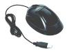Fellowes Opti-Gel Mouse - Mouse - optical - 5 button(s) - wired - PS/2, USB - smoke, metallic graphite