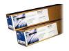 HP - Heavy-weight coated paper - bright white - Roll (152.4 cm x 68.6 m) - 130 g/m2 - 1 roll(s)