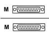 Roline - Parallel cable - DB-25 (M) - DB-25 (M) - 1.8 m - thumbscrews